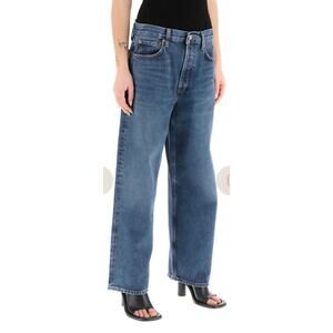 AGOLDE Women's Low Slung Baggy Jeans Libertine size 33 Wide Leg Mid Rise New
